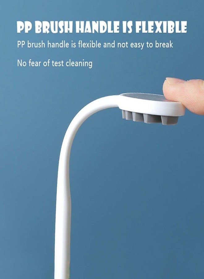 XEREBIAN Silicone Tongue Cleaner Brush For Tongue Cleaning Oral Care Tool Tongue Scraper Toothbrush Fresh Breath Care (2pcs) - Image 3